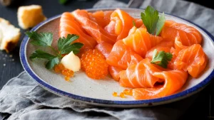 Œufs de saumon à Lyon